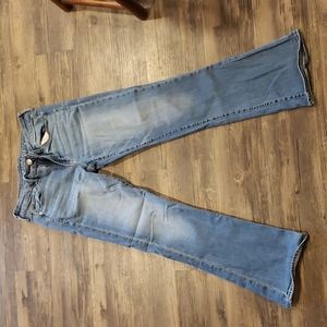 American eagle skinny kick flare jeans